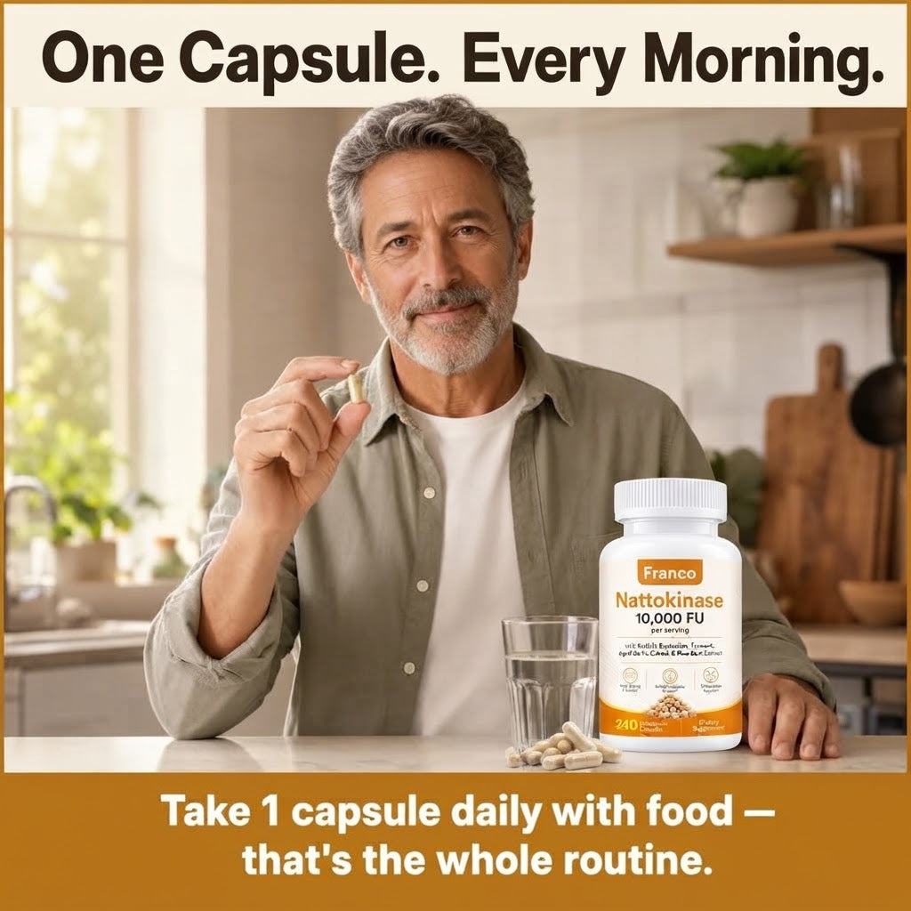 Liposomal Nattokinase Capsules – High-Potency Circulation Support