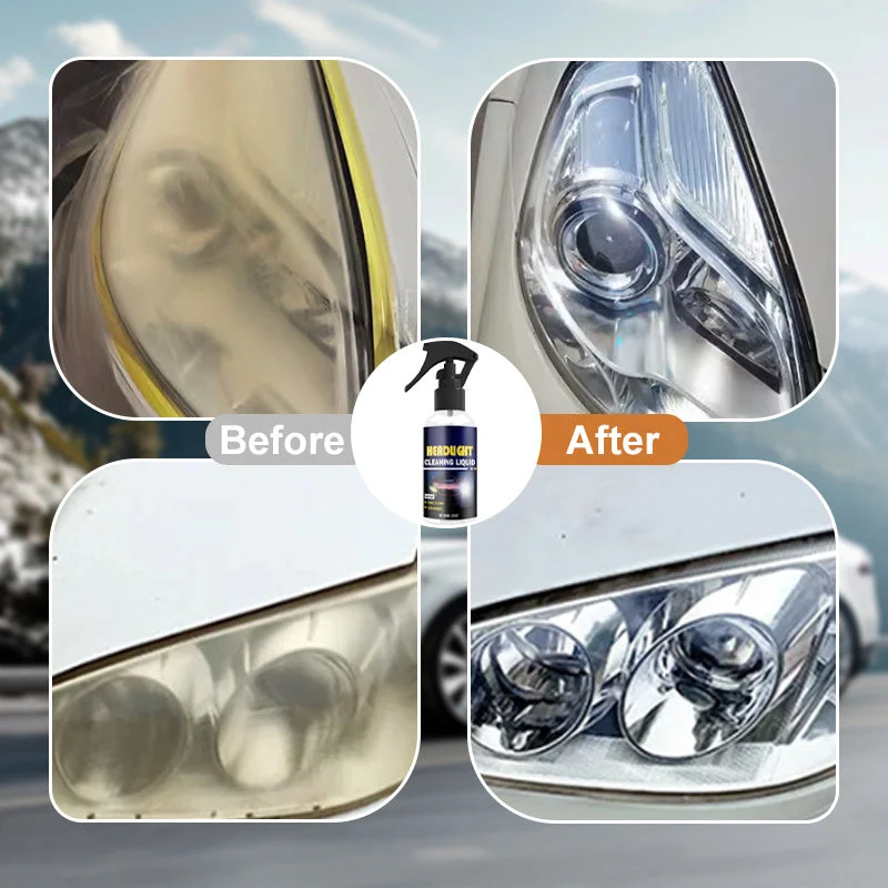 Car Headlight Restoration Kit – Headlight Polishing & Renovation Liquid for Clearer Lenses