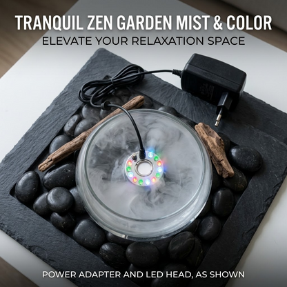 Humidifier with Colorful LED Light – Atomizing Humidifier for Aquariums, Bonsai & Decorative Water