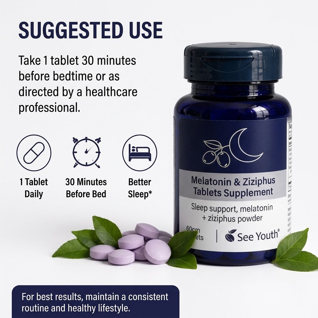Melatonin Herbal Supplement Tablets
