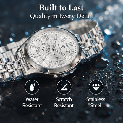 Gohuos 7816 Women’s Quartz Watch – Auto Date & Water-Resistant