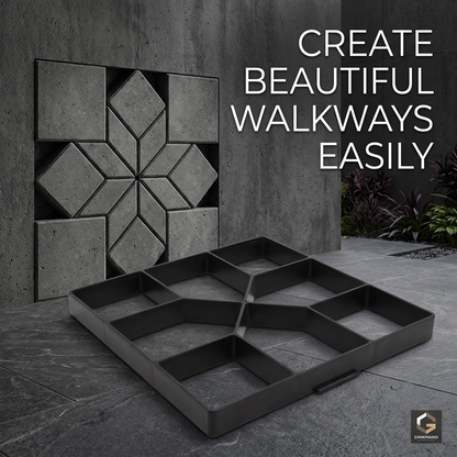 Reusable Concrete Path Maker Mold – DIY Garden Paver & Stone Walkway Mould