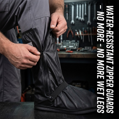Waterproof Overshoes – Anti-Slip Motorcycle & Cycling Rain Shoe Covers with Thickened Sole