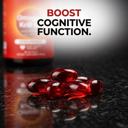 Pure Krill Oil – Astaxanthin, EPA & DHA Omega-3 Phospholipid Formula
