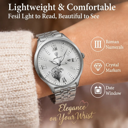 Gohuos 7816 Women’s Quartz Watch – Auto Date & Water-Resistant