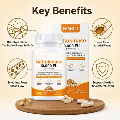 Liposomal Nattokinase Capsules – High-Potency Circulation Support
