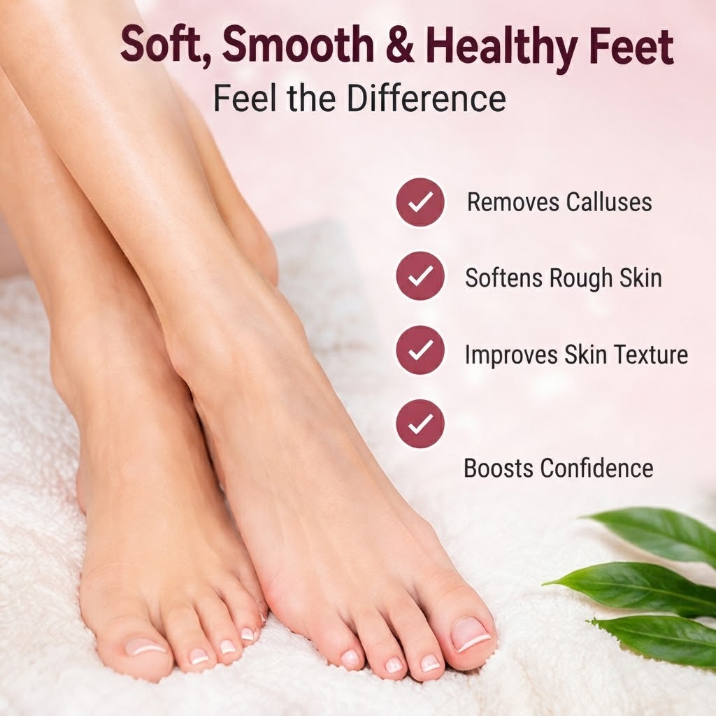 Electric Foot Callus Remover – Dead Skin Scrubber & Pedicure File