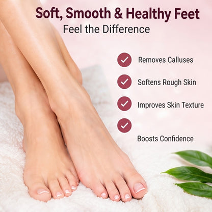 Electric Foot Callus Remover – Dead Skin Scrubber & Pedicure File
