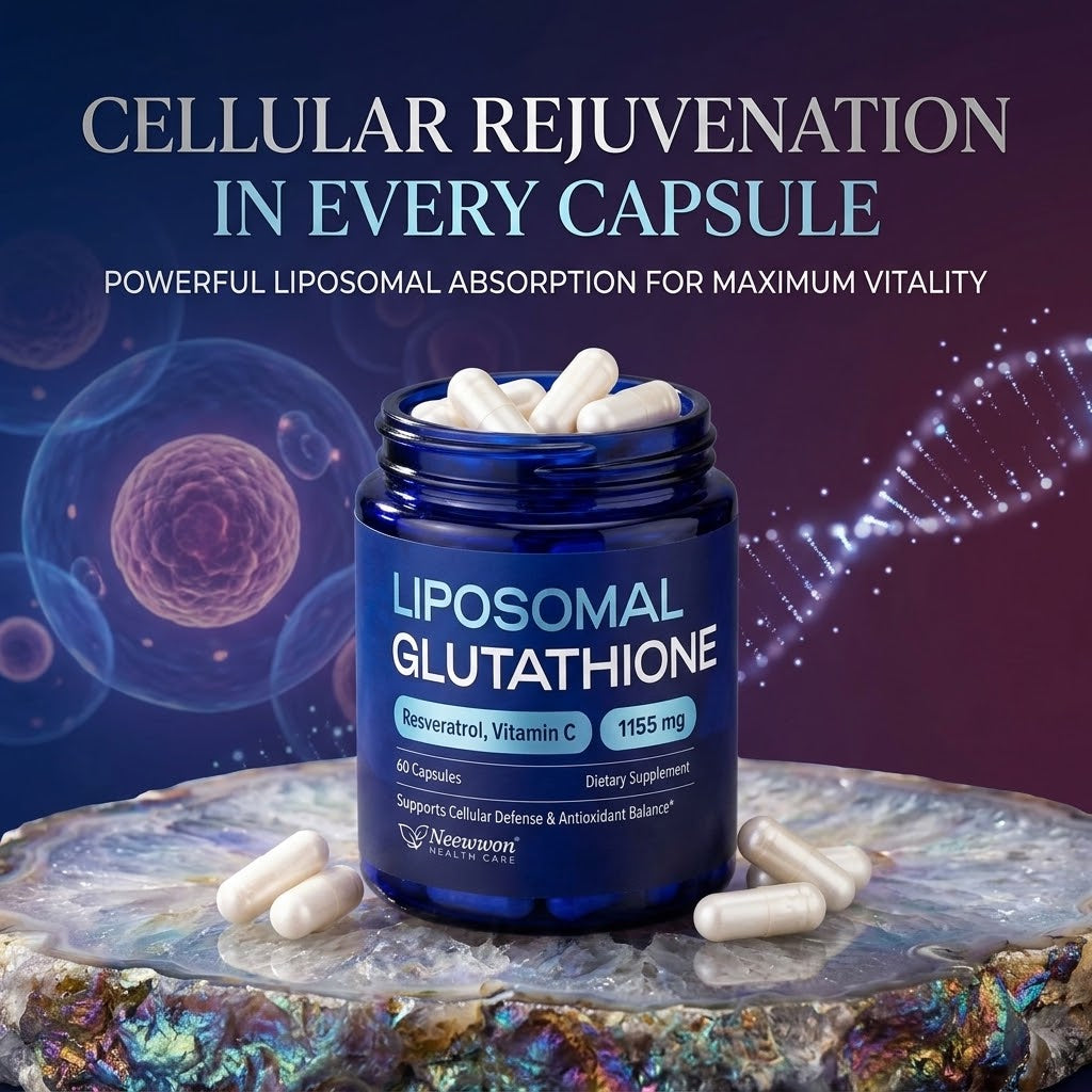 Liposomal Glutathione & Resveratrol – Antioxidant Formula with Vitamin C, Selenium & B2