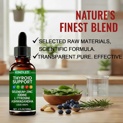 Artoalabs Ashwagandha Thyroid Support Liquid Drops – Herbal Plant Extract Supplement