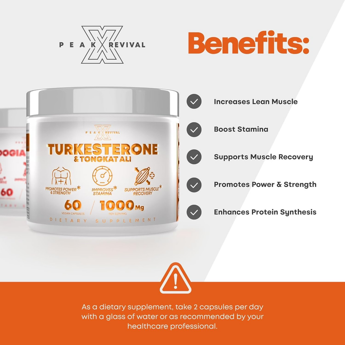 Turkesterone & Tongkat - Natural Testosterone Support