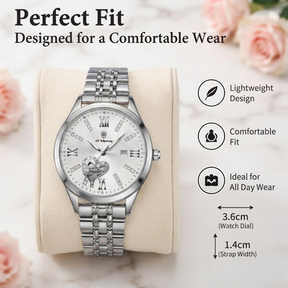 Gohuos 7816 Women’s Quartz Watch – Auto Date & Water-Resistant