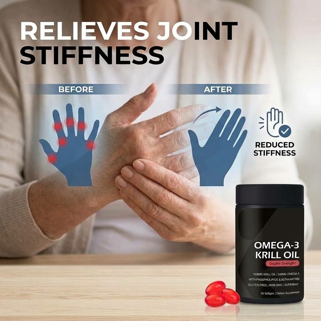 Krill Oil Softgels – Omega-3 EPA DHA with Astaxanthin