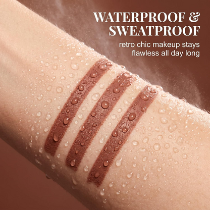 Chocolate Matte Velvet Waterproof Long-Lasting Lipstick Crayon