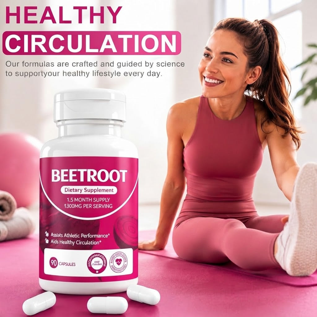 Beetroot Supplement Capsules – Natural Daily Nutritional Support
