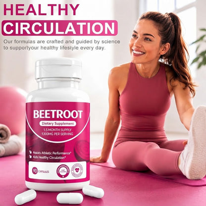 Beetroot Supplement Capsules – Natural Daily Nutritional Support