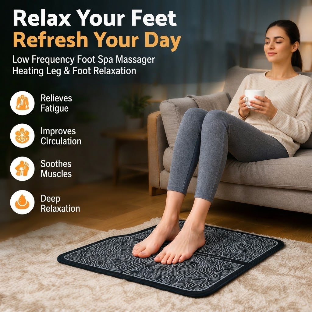 Low Frequency Foot Spa Massager Heating Leg & Foot Relaxation