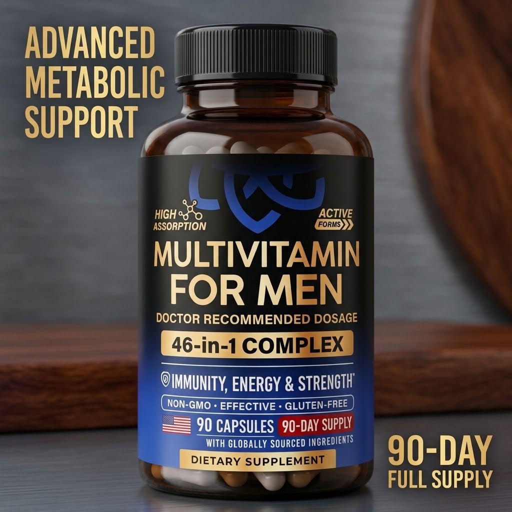 Multivitamin 46-Component Capsules – Vitamins, Minerals & Daily Energy Support