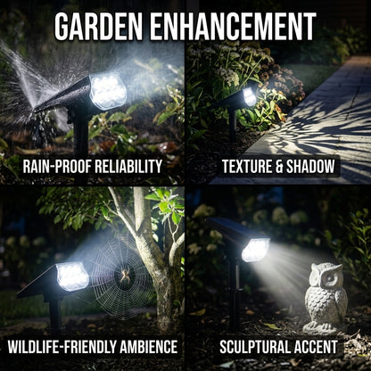 Waterproof Solar LED Landscape Light – IP65 Outdoor Garden, Porch, Fence & Stair Lighting