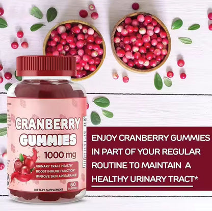 Natural Organic Cranberry Gummies – Women’s Urinary Tract Health Support