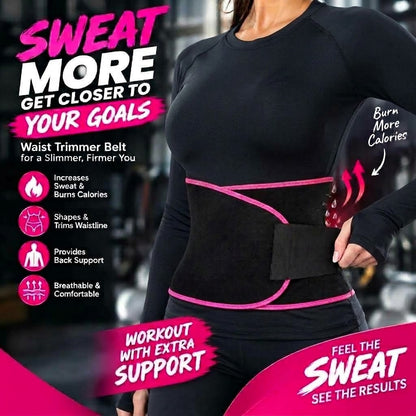 Women’s Sauna Sweat Waist Trainer – Fitness Tummy Support Belt for Workouts