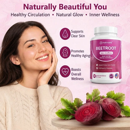 Beetroot Supplement Capsules – Natural Daily Nutritional Support
