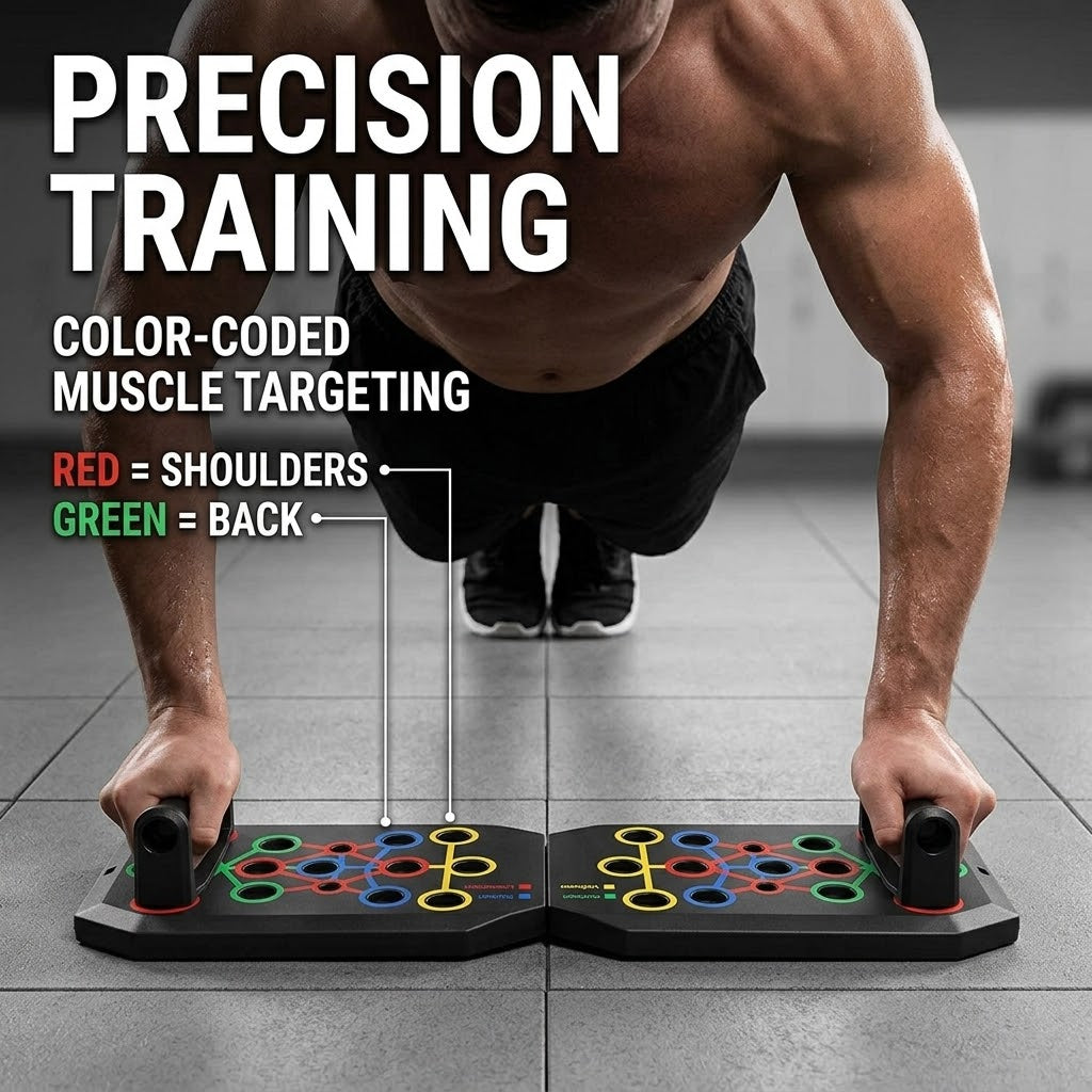 Portable Push-Up Board – Adjustable Home Workout Exercise Equipment