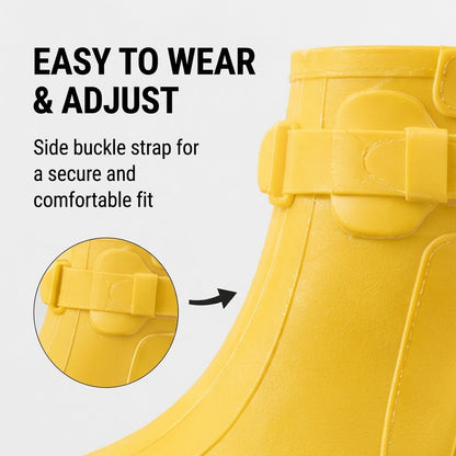 Unisex TPE Rain Boots Waterproof Non-Slip Shoes