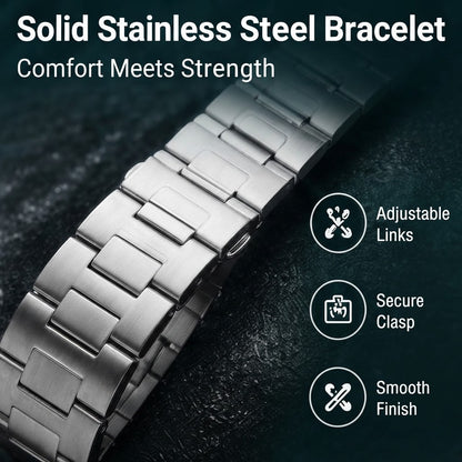 Poedagar 930 Ultra-Thin Men’s Quartz Watch – Stainless Steel Bracelet