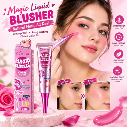 30ml Magic Liquid Blusher – Waterproof Long-Lasting Cheek Color Tint