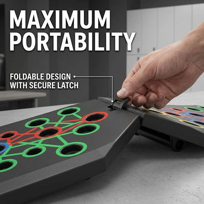 Portable Push-Up Board – Adjustable Home Workout Exercise Equipment