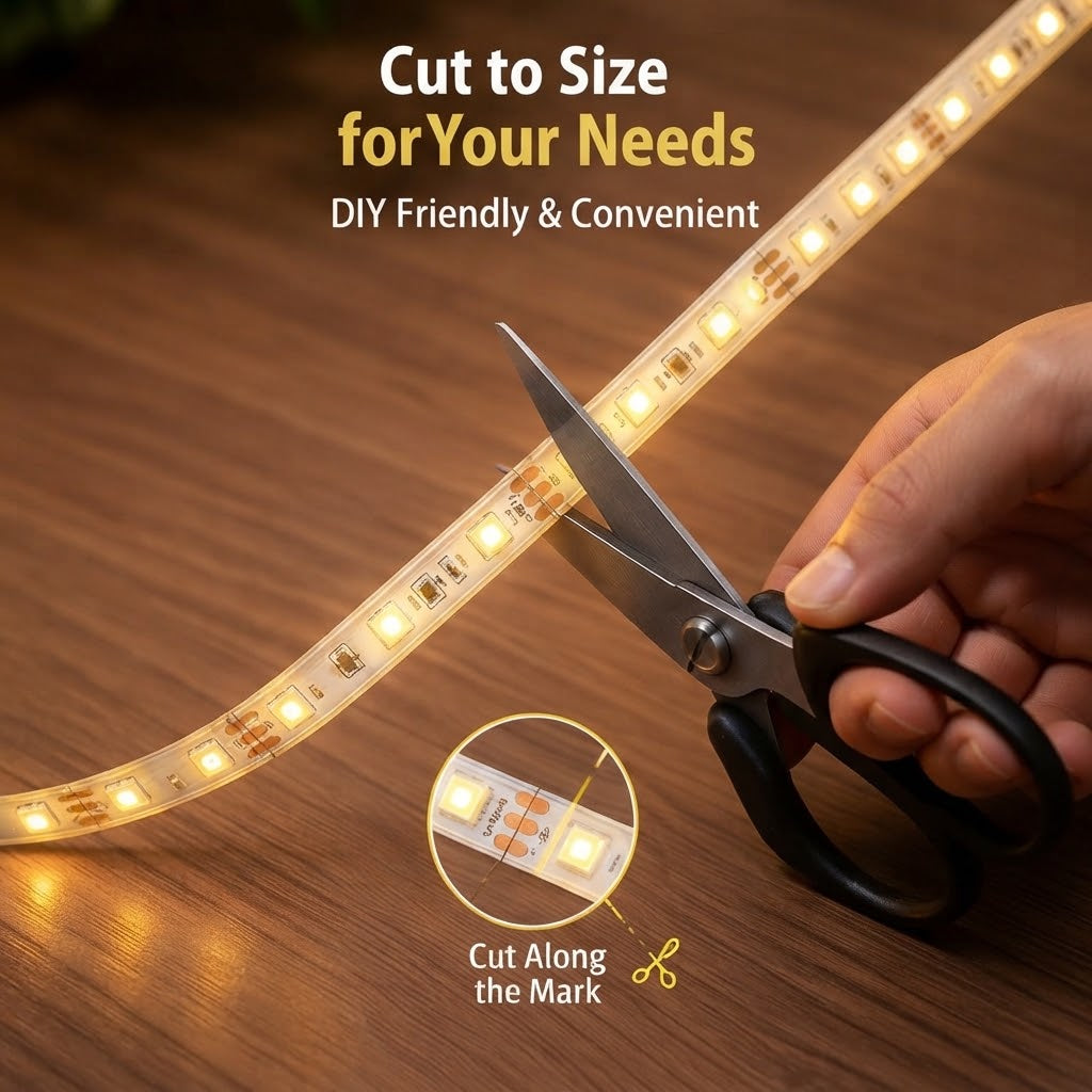 High-Brightness LED Strip Light – IP65 Waterproof Flexible Light Bar