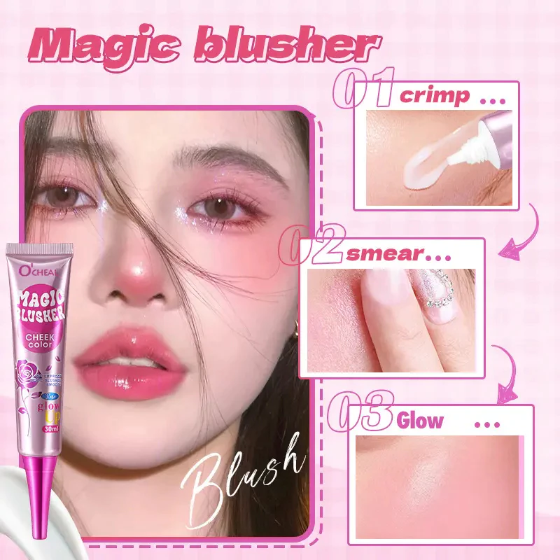 30ml Magic Liquid Blusher – Waterproof Long-Lasting Cheek Color Tint