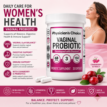 Women’s Health Vaginal Probiotics – Daily Feminine Wellness Support