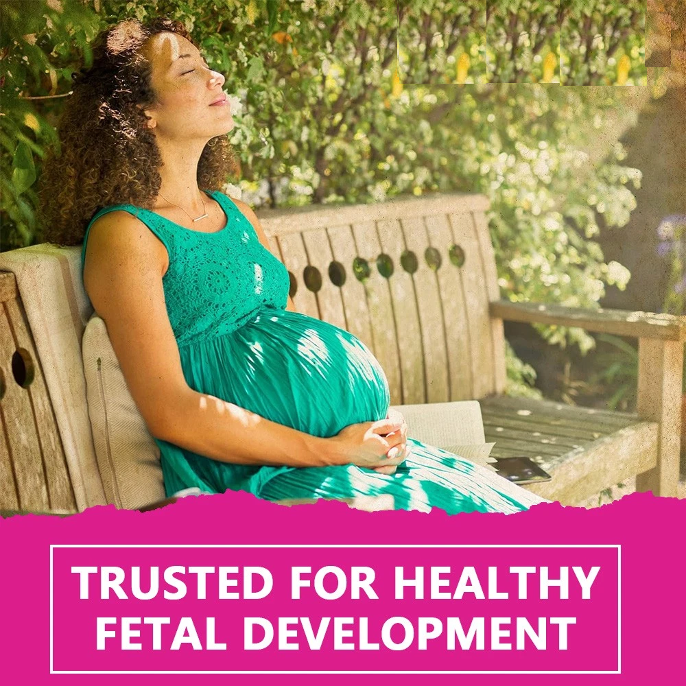Prenatal Multivitamin Capsules – Vegan DHA, Iron & Methylated Folate