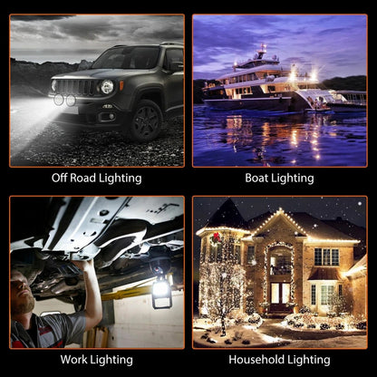 4-Inch 99W LED Pod Light – High-Performance Off-Road Driving Lamp